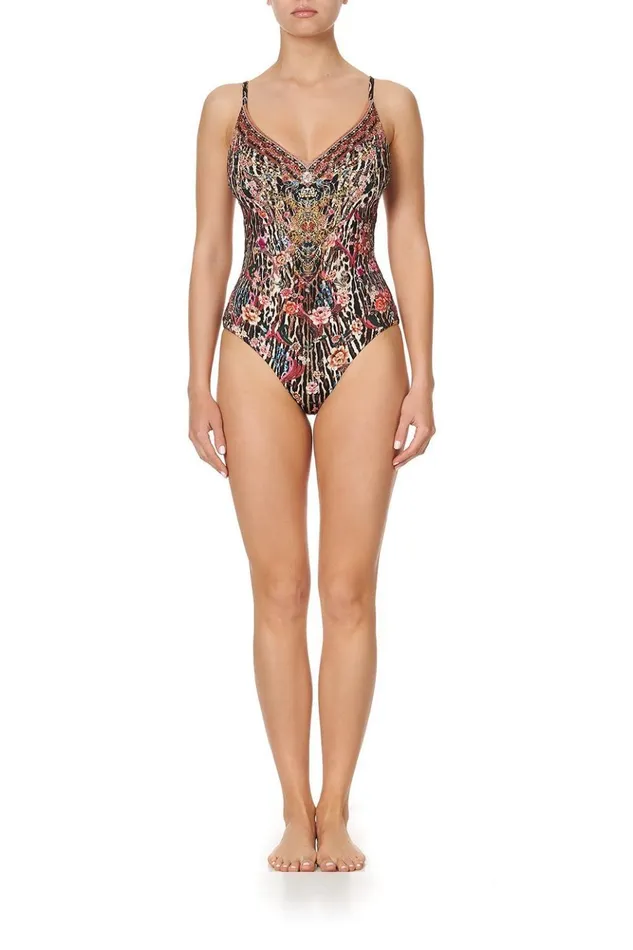 Women One Pieces Camilla V Neck Underwire One Piece Liv A Little