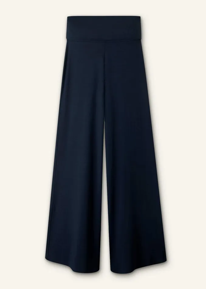 Women Palazzo Pant Dark Navy MEEM