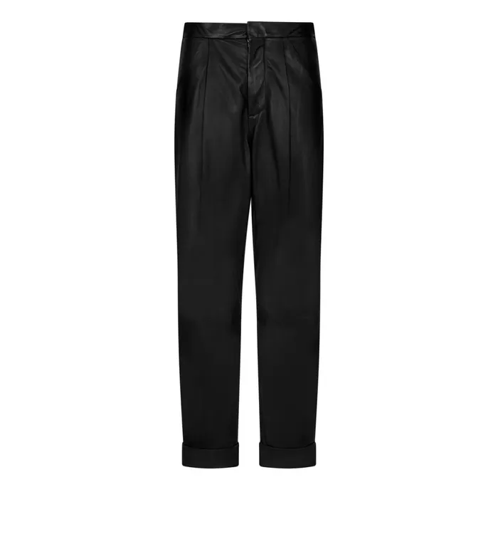 Women Pants and Shorts Tom Ford New Plonge Boyfriend Fit Pants Black