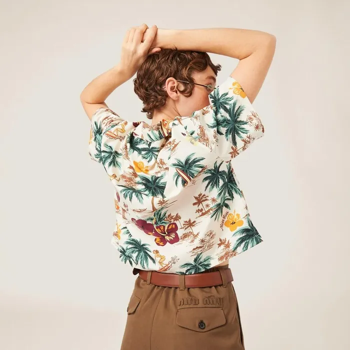 Women Pants And Shorts Miu Miu Gabardine Pants Cork Beige Women Pants And Shorts Miu Miu Gabardine Pants Cork Beige