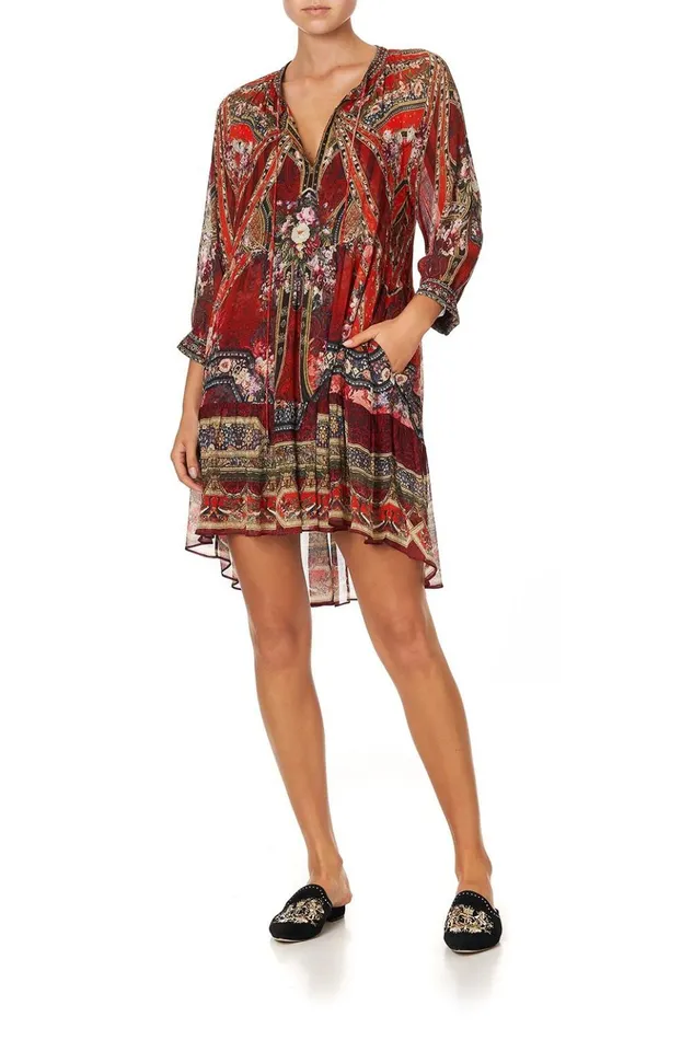 Women Party Dresses Camilla Short Gathered Panel Dress Stories Of A Station