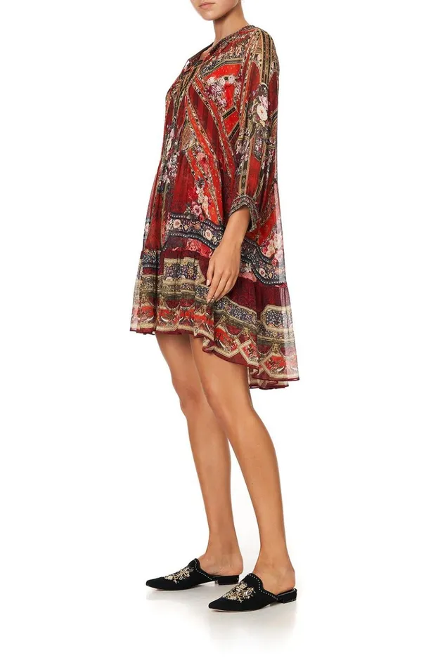 Women Party Dresses Camilla Short Gathered Panel Dress Stories Of A Station