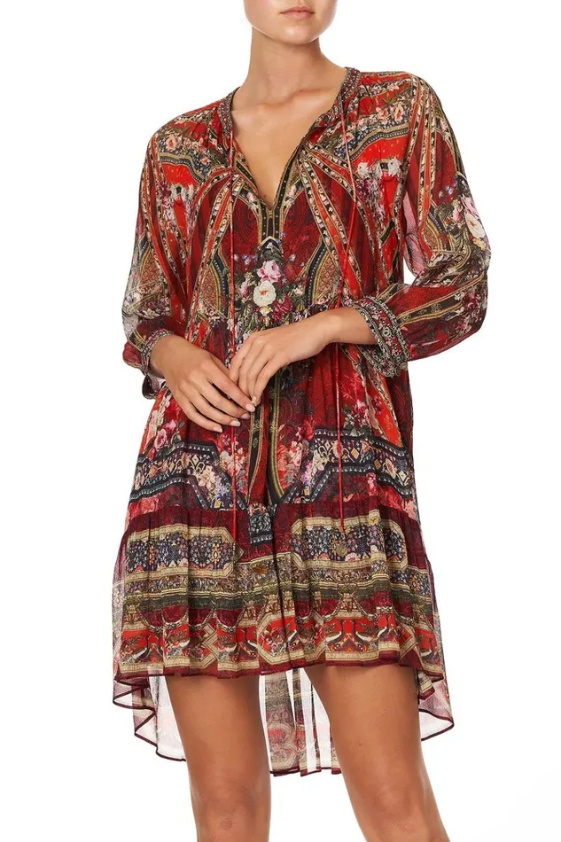 Women Party Dresses Camilla Short Gathered Panel Dress Stories Of A Station
