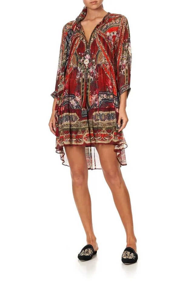Women Party Dresses Camilla Short Gathered Panel Dress Stories Of A Station