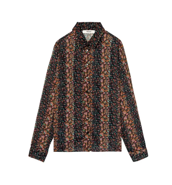 Women Patterned Shirt 8211 Black Print Promod Shirts And Tunics Women Patterned Shirt 8211 Black Print Promod Shirts And Tunics