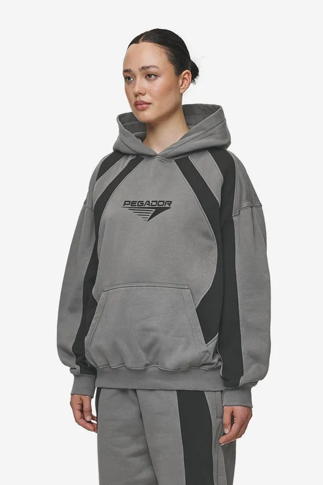 Women Pegador Hoodies Amira Oversized Hoodie Washed Deep Grey Black Women Pegador Hoodies Amira Oversized Hoodie Washed Deep Grey Black