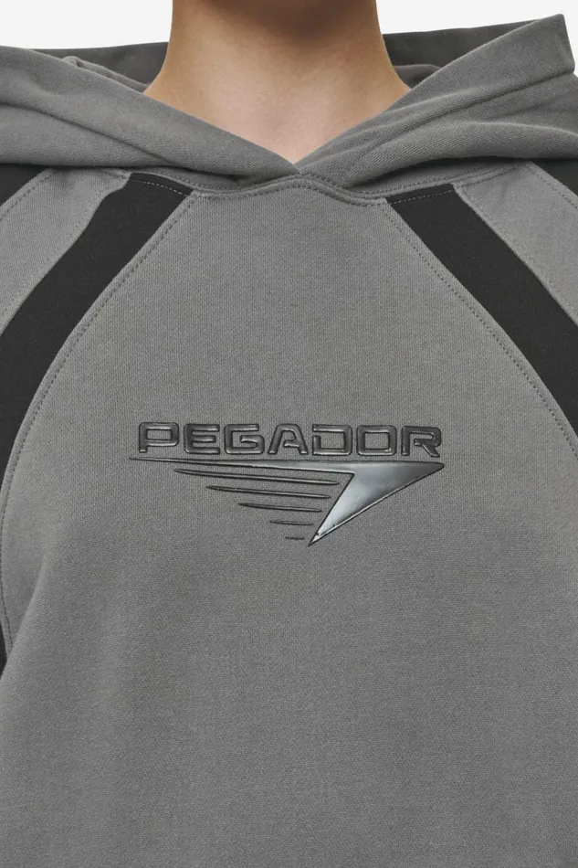 Women Pegador Hoodies Amira Oversized Hoodie Washed Deep Grey Black Women Pegador Hoodies Amira Oversized Hoodie Washed Deep Grey Black