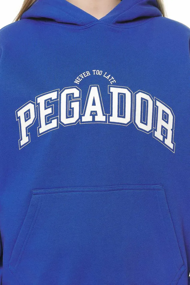 Women Pegador Hoodies Wayruna Oversized HoodieWashed True Blue Women Pegador Hoodies Wayruna Oversized HoodieWashed True Blue