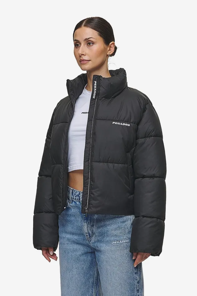 Women Pegador Jacken Georgia Puffer Jacket Black Women Pegador Jacken Georgia Puffer Jacket Black