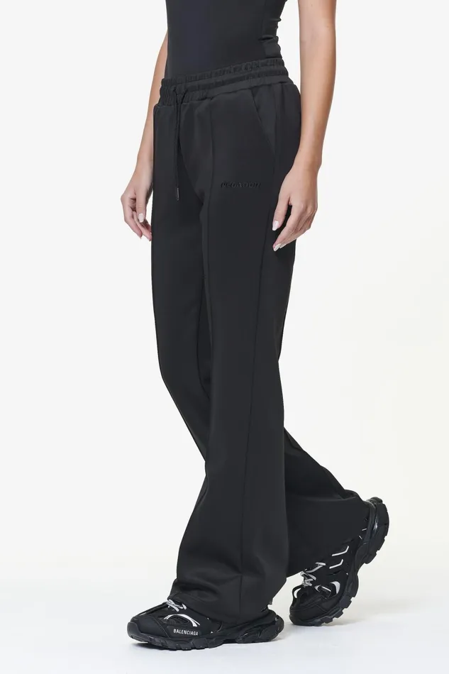Women Pegador Pants Clair Flared Track Pants Black