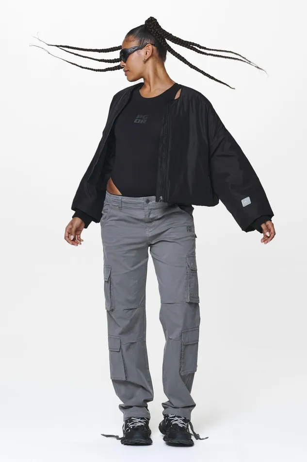Women Pegador Pants Tanum Wide Cargo Pants Anthracite Grey Women Pegador Pants Tanum Wide Cargo Pants Anthracite Grey