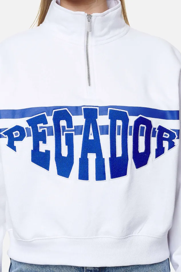 Women Pegador Sweaters Sarina Oversized Halfzip Sweater White Women Pegador Sweaters Sarina Oversized Halfzip Sweater White