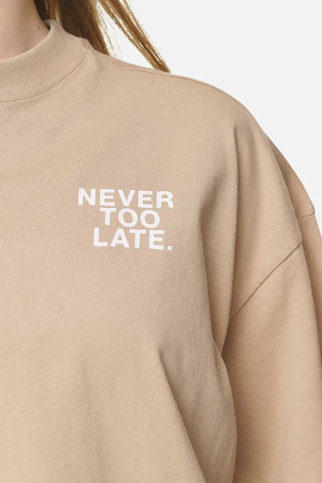 Women Pegador Tees Airville Heavy Oversized TeeWashed Safari Sand Women Pegador Tees Airville Heavy Oversized TeeWashed Safari Sand