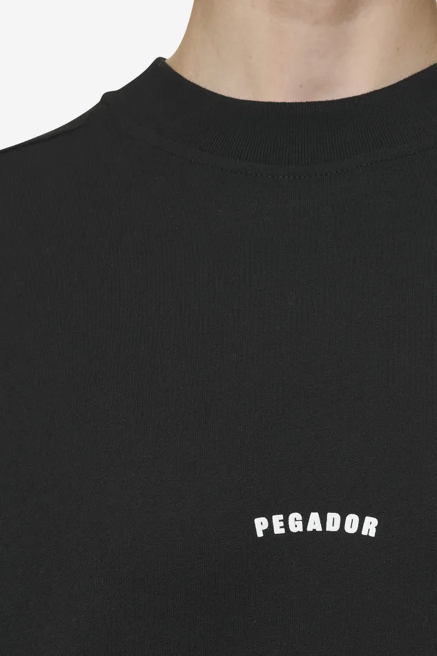 Women Pegador Tees Gabi Heavy Oversized Tee Black Women Pegador Tees Gabi Heavy Oversized Tee Black