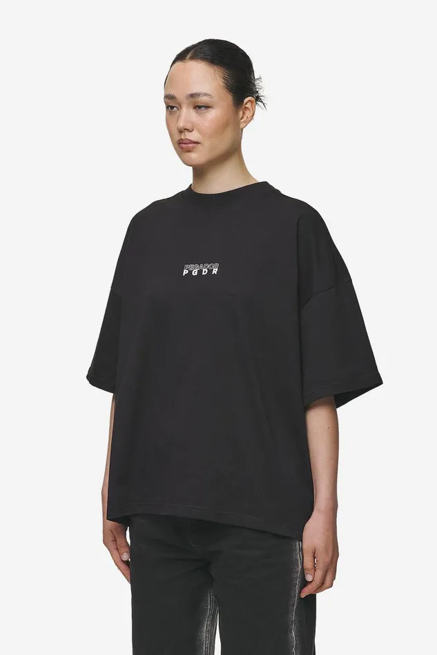 Women Pegador Tees Nisa Heavy Oversized Tee Washed Black Women Pegador Tees Nisa Heavy Oversized Tee Washed Black
