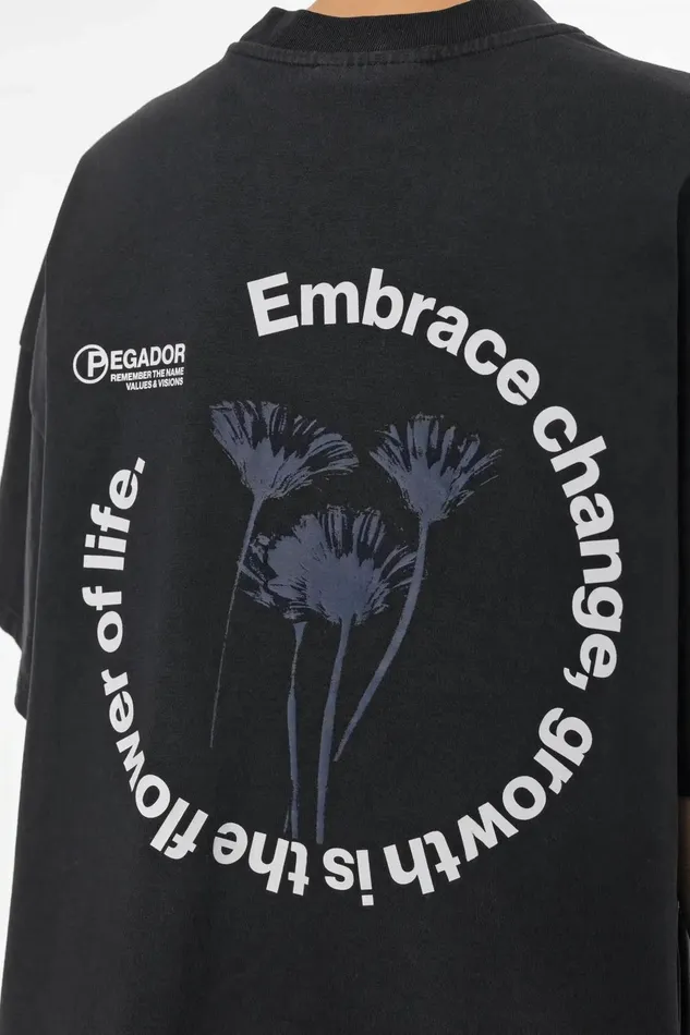Women Pegador Tees Roya Heavy Oversized Tee Vintage Black Women Pegador Tees Roya Heavy Oversized Tee Vintage Black