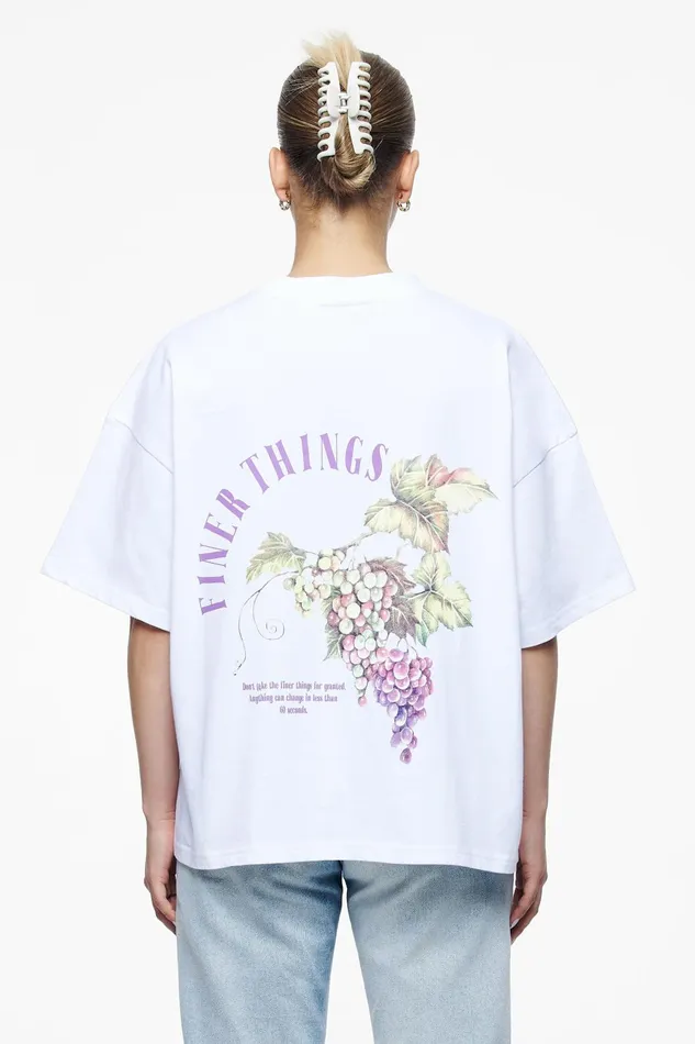 Women Pegador Tees Sovana Heavy Oversized Tee White