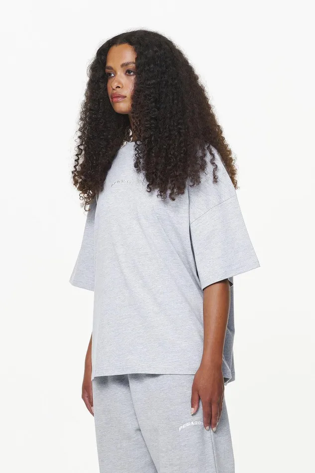 Women Pegador Tees Thames Heavy Oversized Tee Grey Melange Women Pegador Tees Thames Heavy Oversized Tee Grey Melange