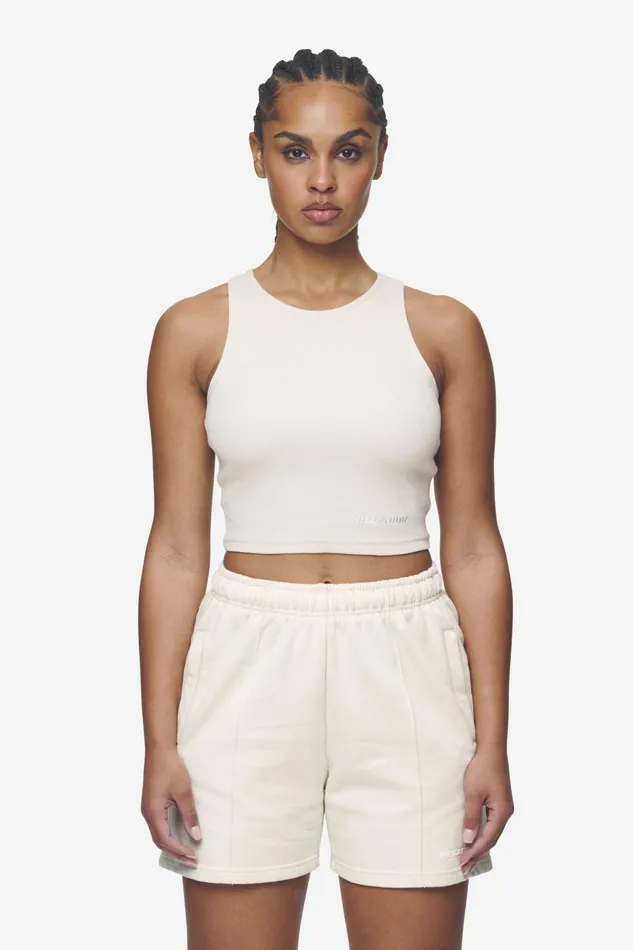 Women Pegador Tops Ayla Crop Top Washed Coast Sand White