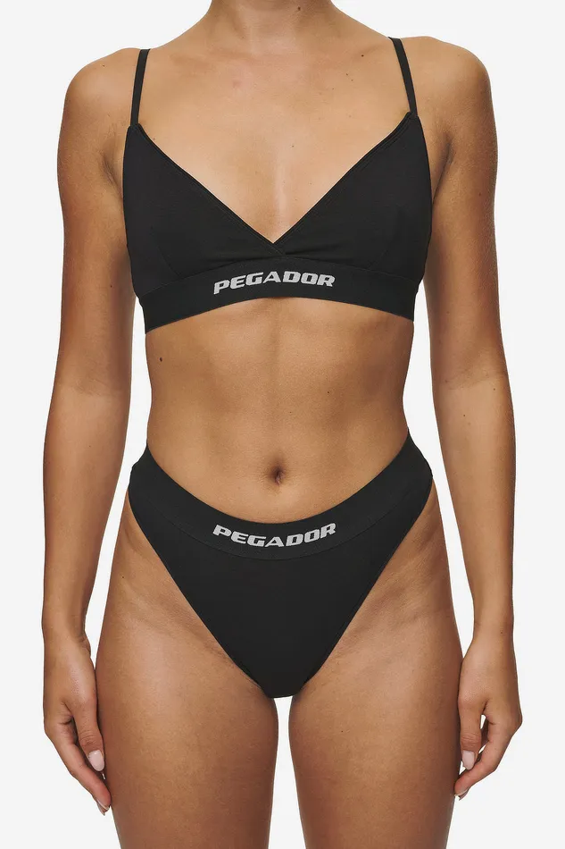 Women Pegador Underwear Emra String Black White Women Pegador Underwear Emra String Black White