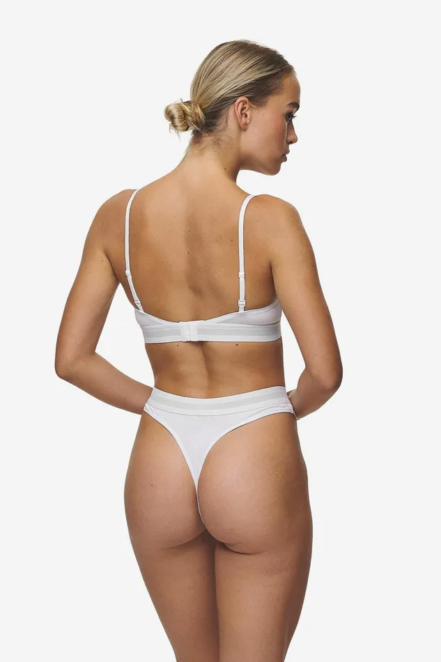 Women Pegador Underwear Senya Triangle Bralette White Black Women Pegador Underwear Senya Triangle Bralette White Black