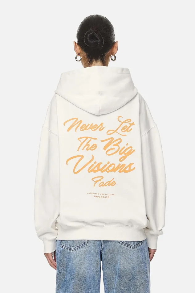 Women Pegador Zip Hoodies Berri Oversized Zip HoodieWashed Coconut Milk