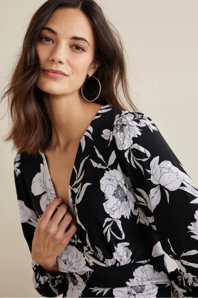 Women Penelope Long Sleeve Jumpsuit Black Soft Surroundings Dresses Women Penelope Long Sleeve Jumpsuit Black Soft Surroundings Dresses