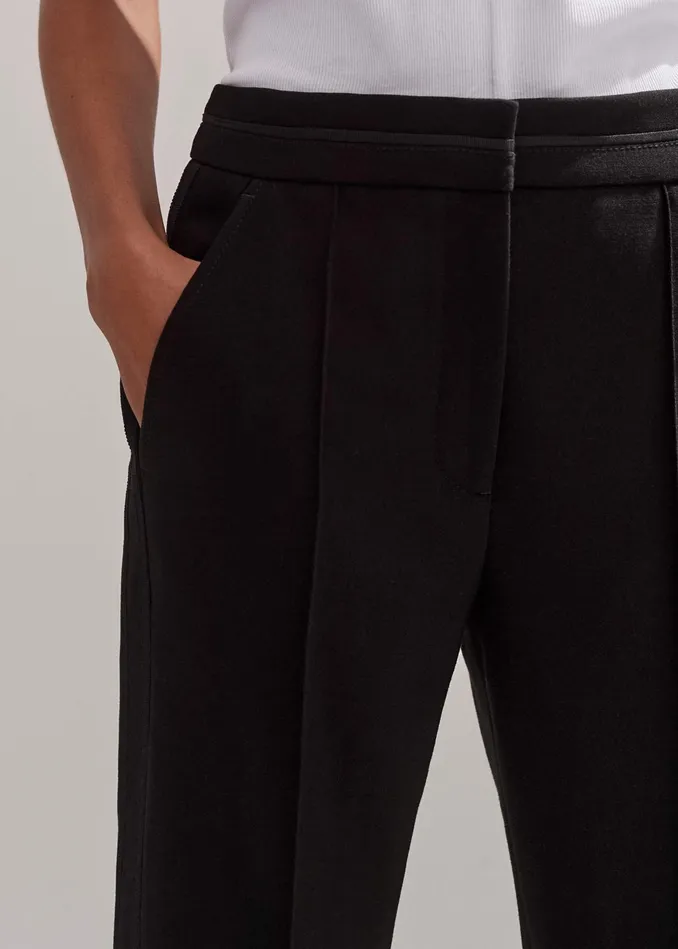 Women Perfect Workwear Short Blazer SlimCrop Pant Suit MEEM