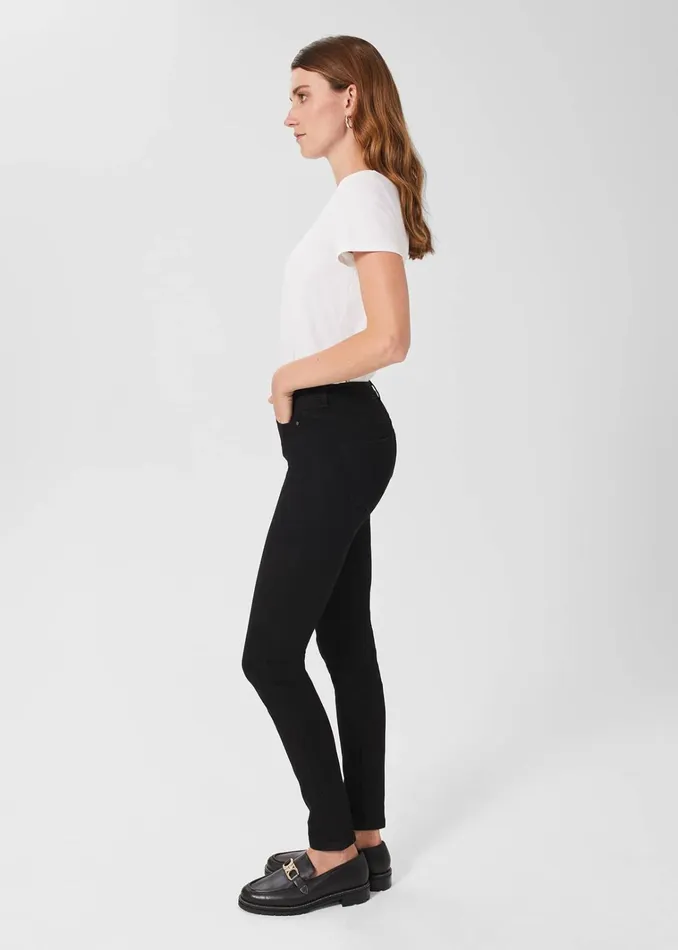 Women Petite Gia Sculpting Jeans Black Hobbs Trousers