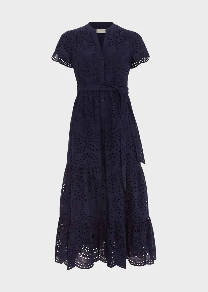 Women Petite Rhianne Dress True Navy Hobbs Dresses and Jumpsuits