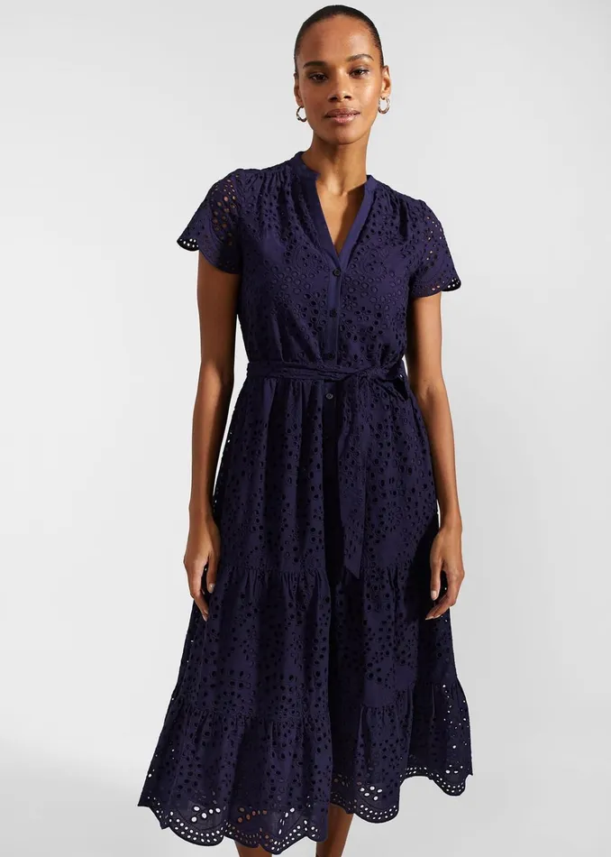 Women Petite Rhianne Dress True Navy Hobbs Dresses and Jumpsuits