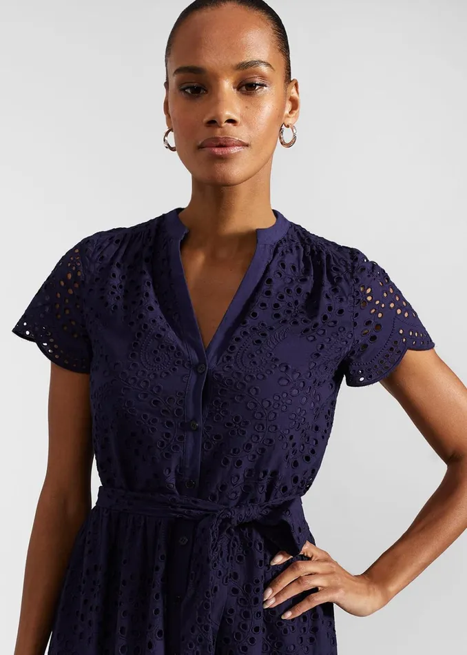Women Petite Rhianne Dress True Navy Hobbs Dresses and Jumpsuits