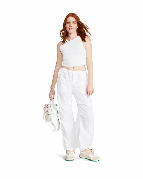 Women PIA PARACHUTE PANT WHITE White Steve Madden Bottoms