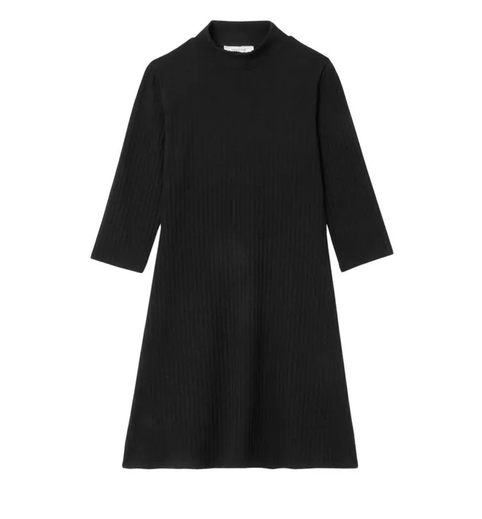 Women Plain Jersey Dress 8211 Black Promod Dresses Women Plain Jersey Dress 8211 Black Promod Dresses