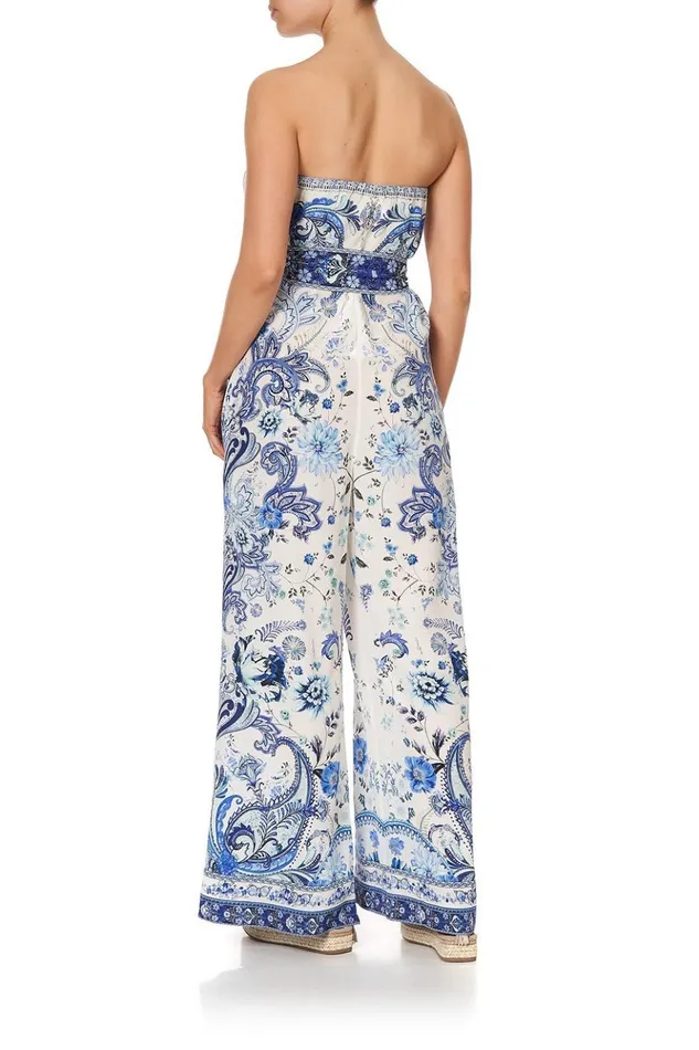 Women Playsuits and Jumpsuits Camilla Tie Waist Strapless Jumpsuit Talking About A Revolution
