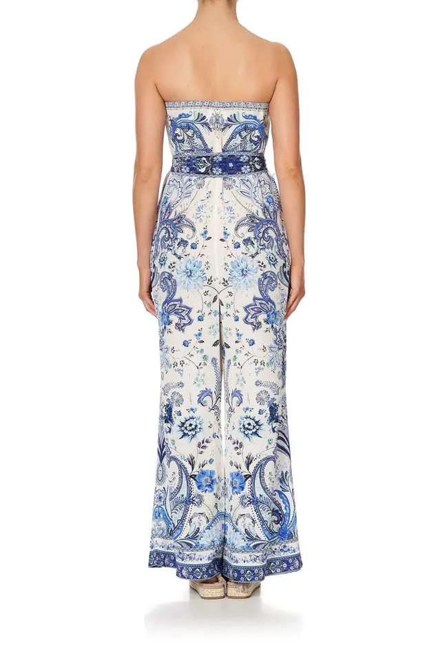 Women Playsuits and Jumpsuits Camilla Tie Waist Strapless Jumpsuit Talking About A Revolution