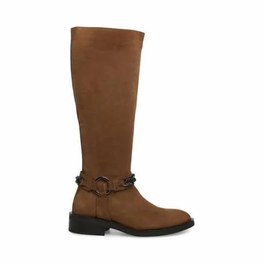 Women QUIN TAUPE NUBUCK Taupe Nubuck Steve Madden Boots and Booties