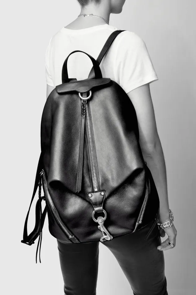 Women Rebecca Minkoff Backpacks Jumbo Julian Backpack Blackblack Shellac Women Rebecca Minkoff Backpacks Jumbo Julian Backpack Blackblack Shellac