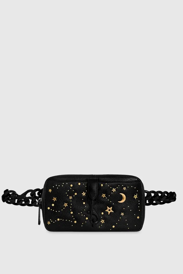 Women Rebecca Minkoff Belt Bags Edie Belt Bag With Celestial Studs Blackcelestial