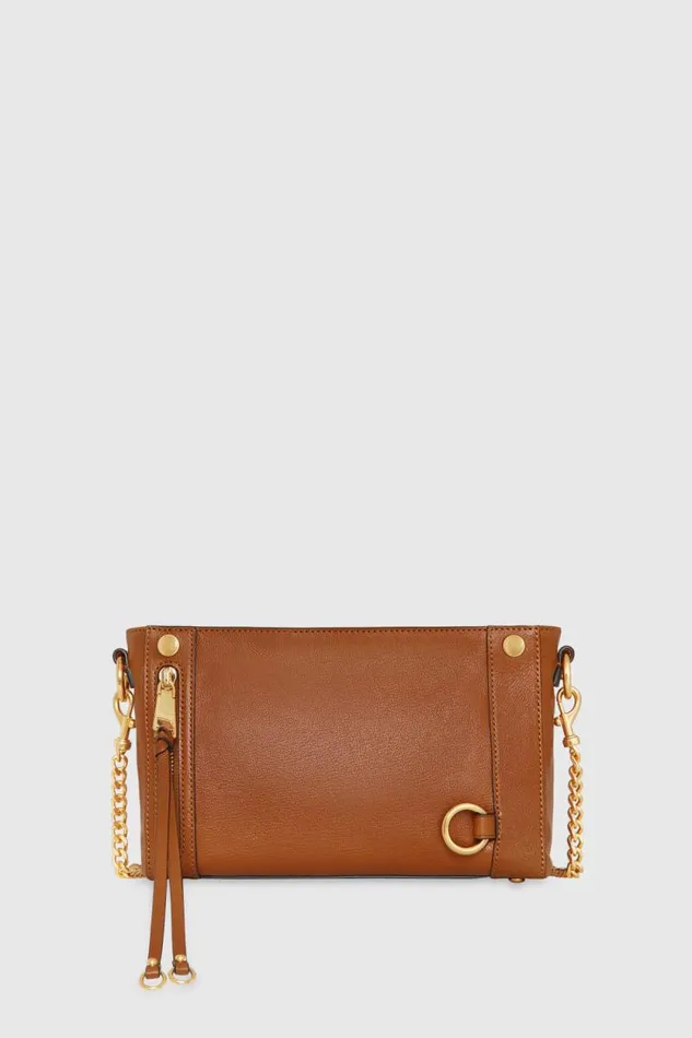 Women Rebecca Minkoff Crossbody Bags Mini MAB Crossbody Caramello
