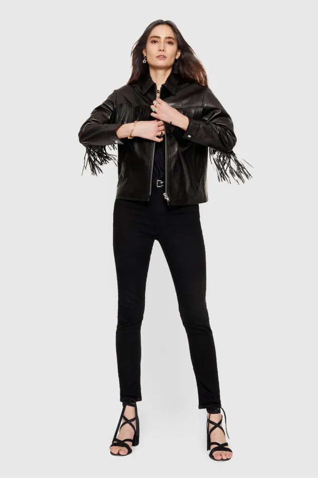 Women Rebecca Minkoff Leather Shannon Jacket Black Women Rebecca Minkoff Leather Shannon Jacket Black