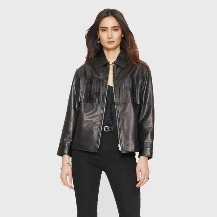 Women Rebecca Minkoff Leather Shannon Jacket Black Women Rebecca Minkoff Leather Shannon Jacket Black
