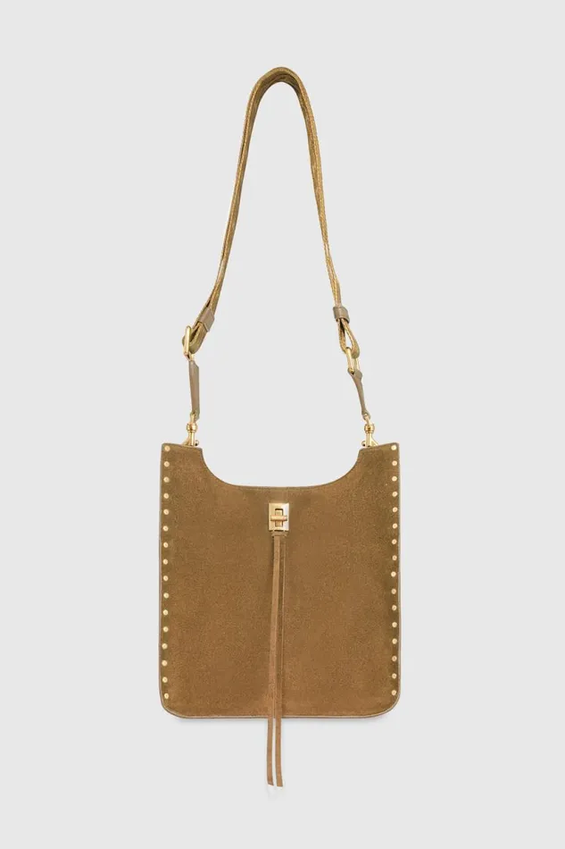 Women Rebecca Minkoff Shoulder Bags Darren Medium Feed Honey