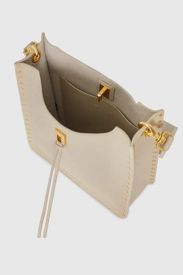 Women Rebecca Minkoff Shoulder Bags Darren Medium Feed Stone Women Rebecca Minkoff Shoulder Bags Darren Medium Feed Stone
