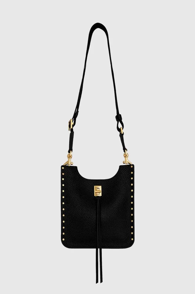 Women Rebecca Minkoff Shoulder Bags Darren Mini Feed Black
