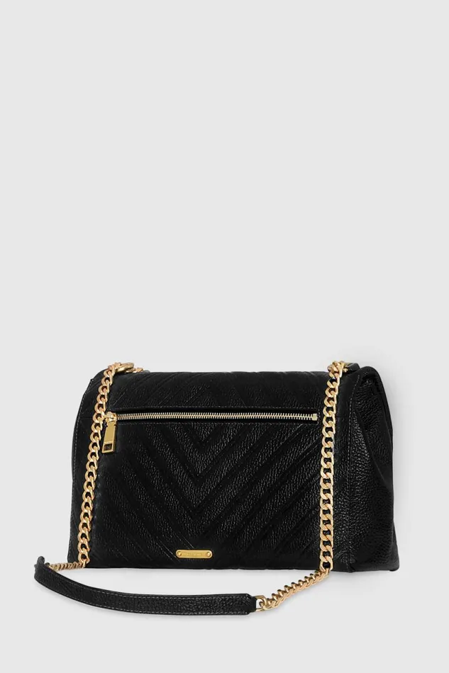 Women Rebecca Minkoff Shoulder Bags Edie Embossed Large Shoulder Black Women Rebecca Minkoff Shoulder Bags Edie Embossed Large Shoulder Black