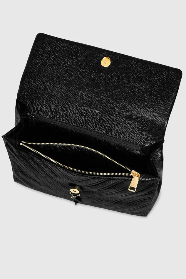 Women Rebecca Minkoff Shoulder Bags Edie Embossed Large Shoulder Black Women Rebecca Minkoff Shoulder Bags Edie Embossed Large Shoulder Black