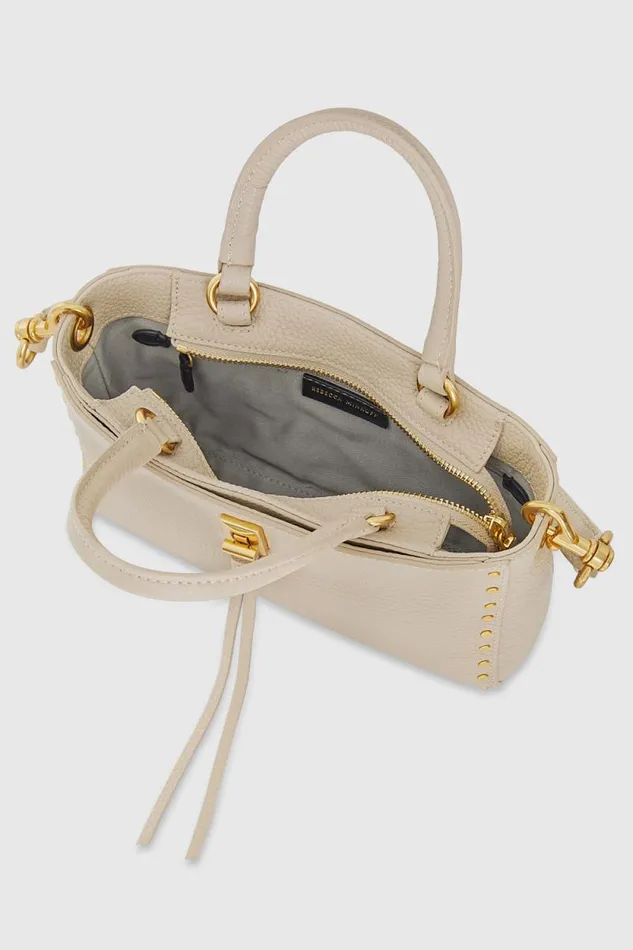 Women Rebecca Minkoff Top Handle Bags Darren Top Handle Crossbody Stone Women Rebecca Minkoff Top Handle Bags Darren Top Handle Crossbody Stone