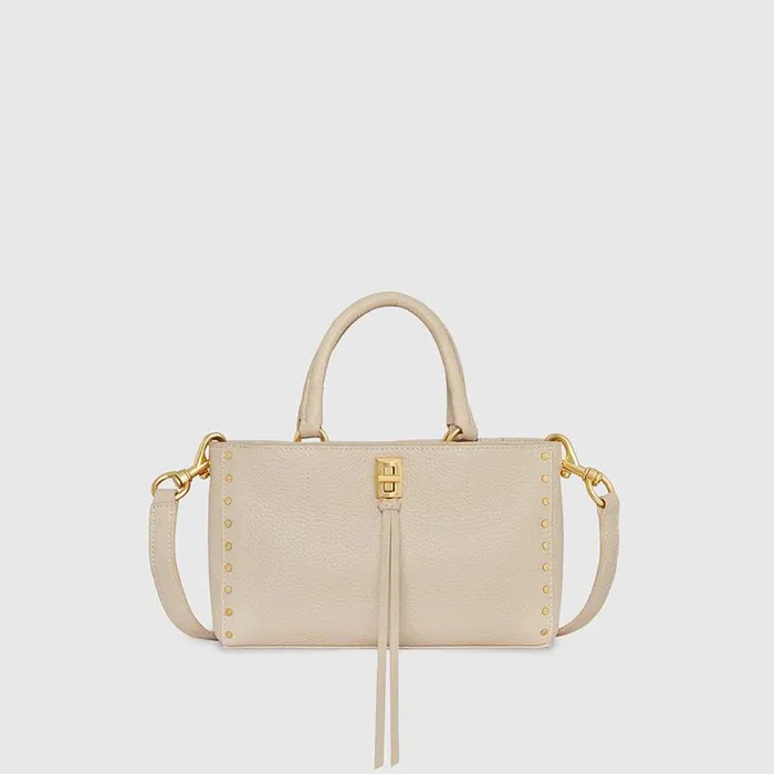 Women Rebecca Minkoff Top Handle Bags Darren Top Handle Crossbody Stone Women Rebecca Minkoff Top Handle Bags Darren Top Handle Crossbody Stone