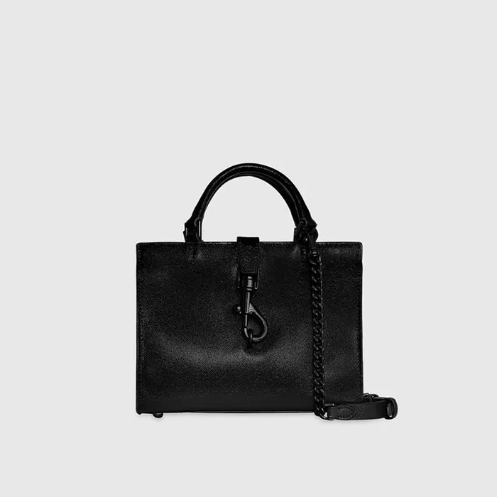 Women Rebecca Minkoff Tote Bags Rider Mini Tote Crossbody Blackblack Shellac Women Rebecca Minkoff Tote Bags Rider Mini Tote Crossbody Blackblack Shellac